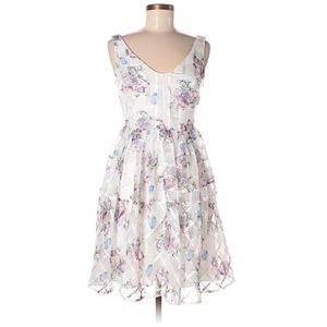 Maeve Anthropologie - Floral A-line dress